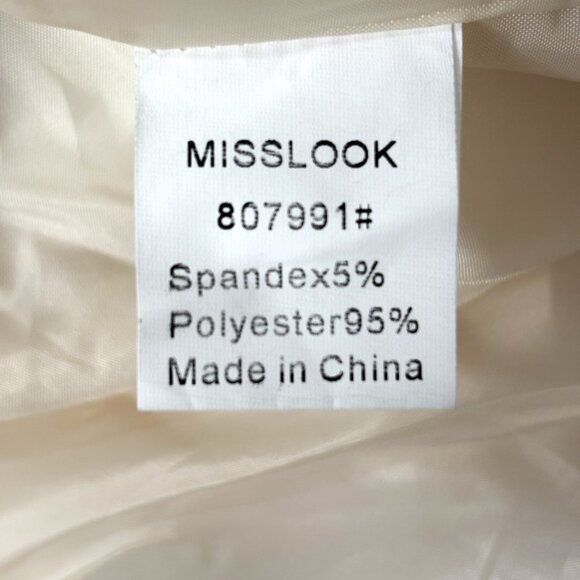 MissLook Geometric Colorblock Long Sleeve Jacket Coat - Picture 11 of 16